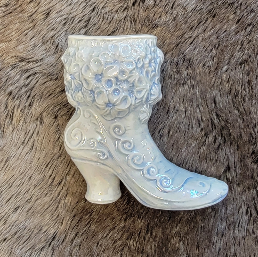 Ceramic boot house dècor
